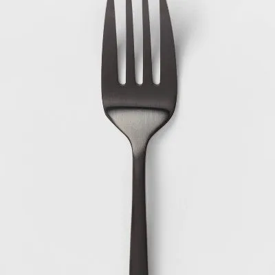 20pc Shapleigh Flatware Set Matte Black - Threshold