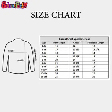 Boys Casual Shirt Check Blue - Blue Check