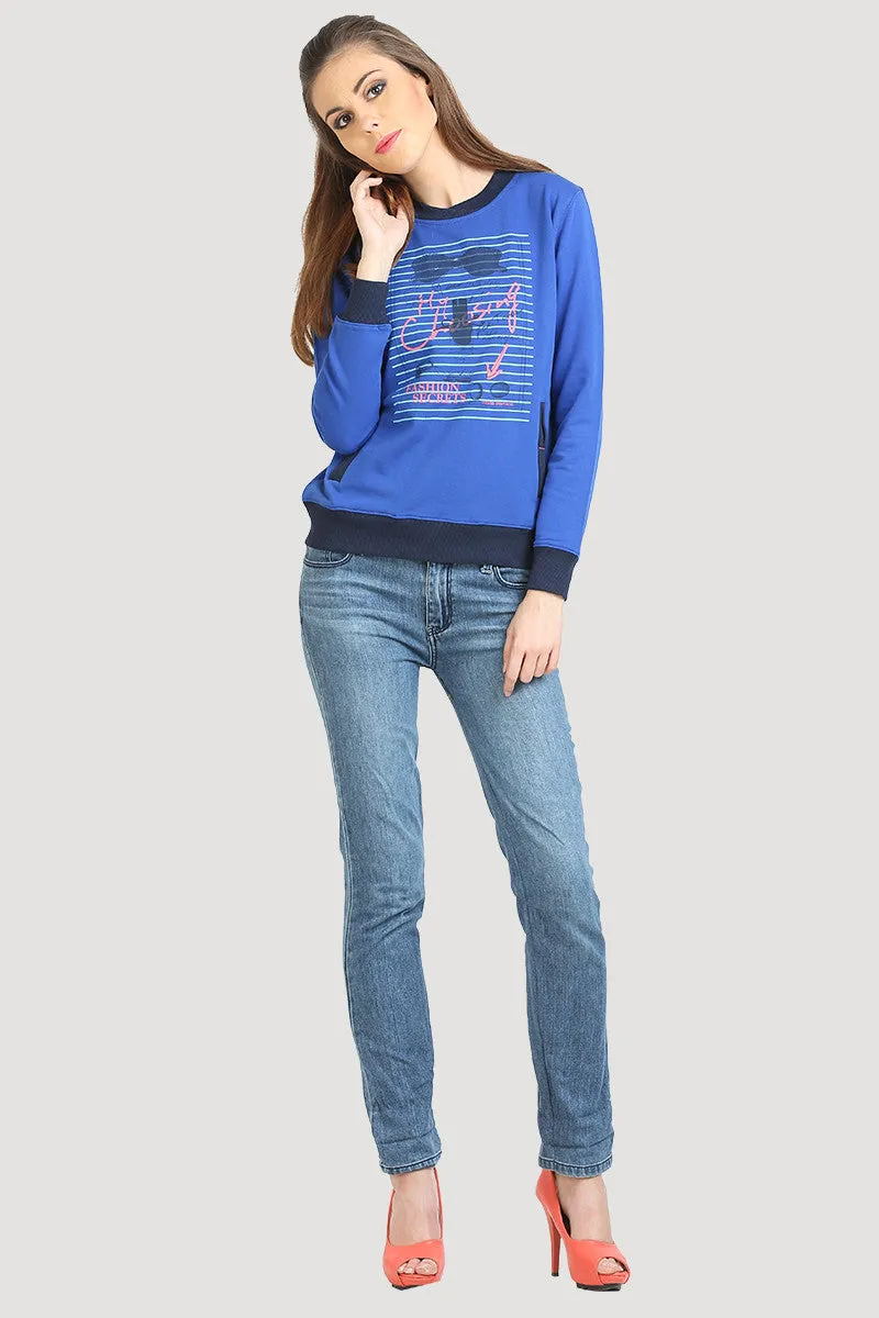 Casual Printed Sweatshirt