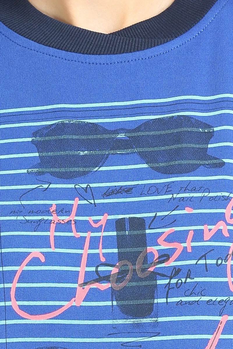 Casual Printed Sweatshirt