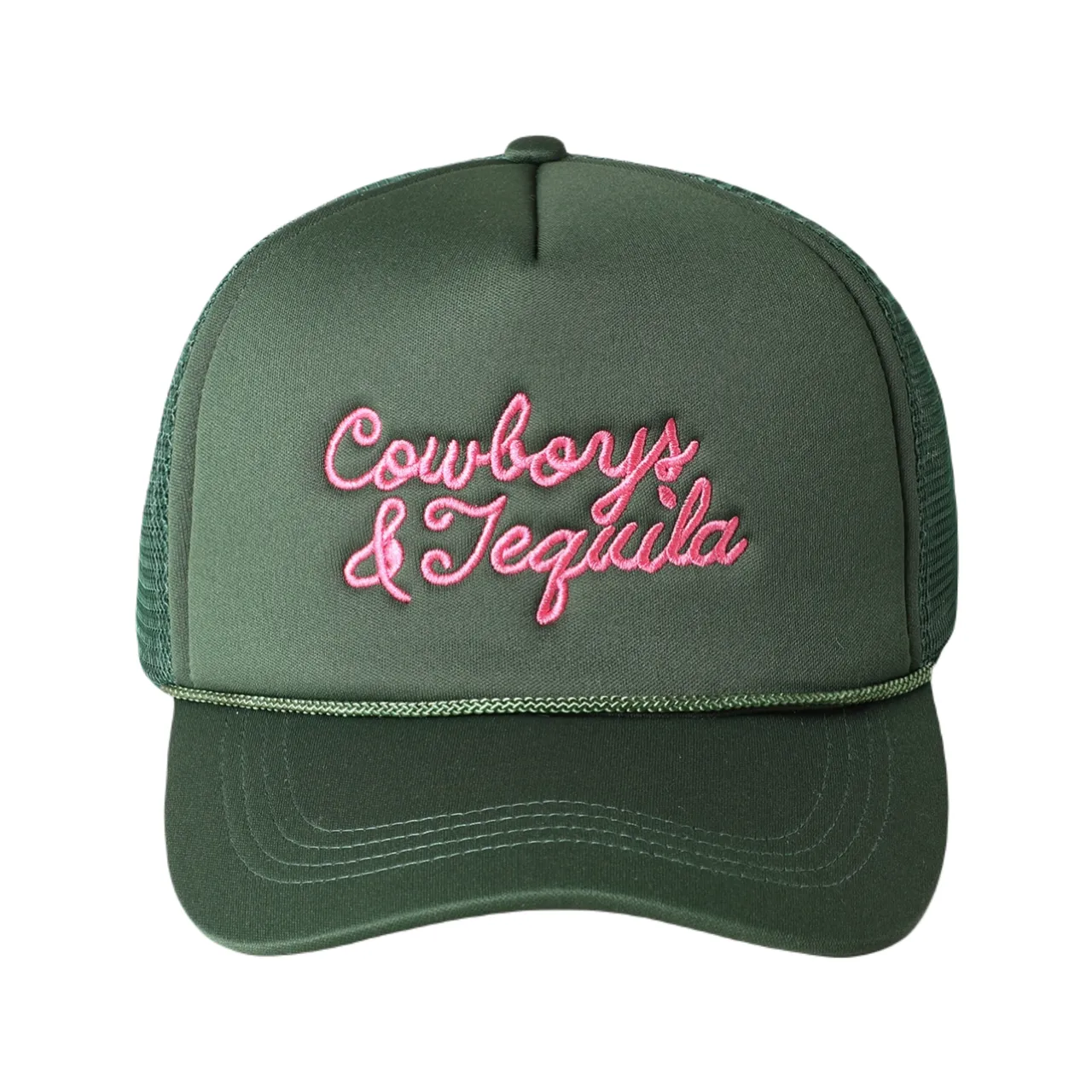 Cowboys And Tequila Trucker Hat - Adult