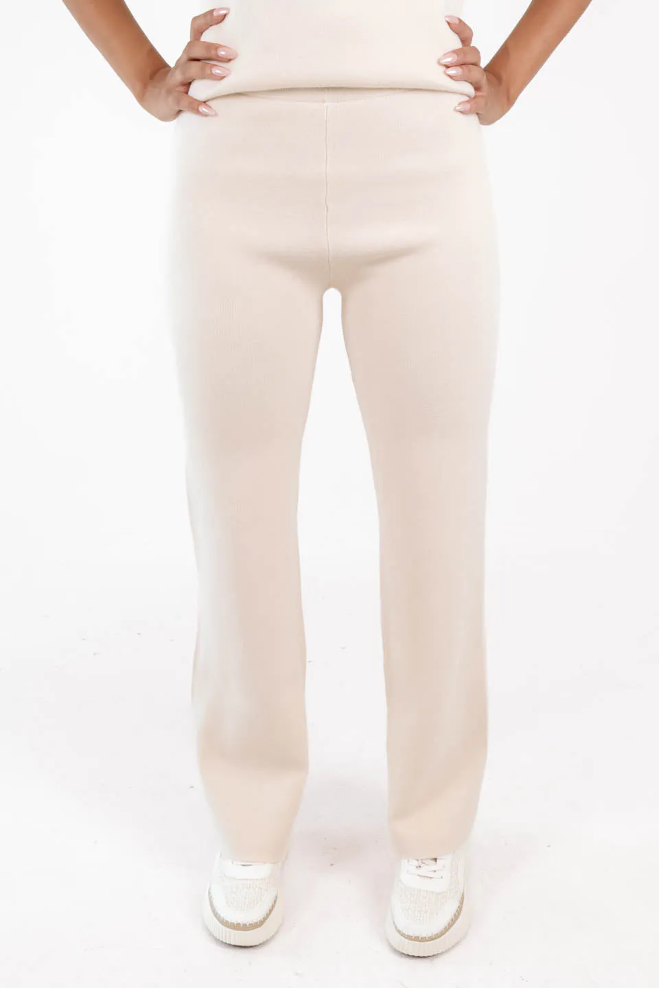 Cozy Chic Lounge Pants - Cream