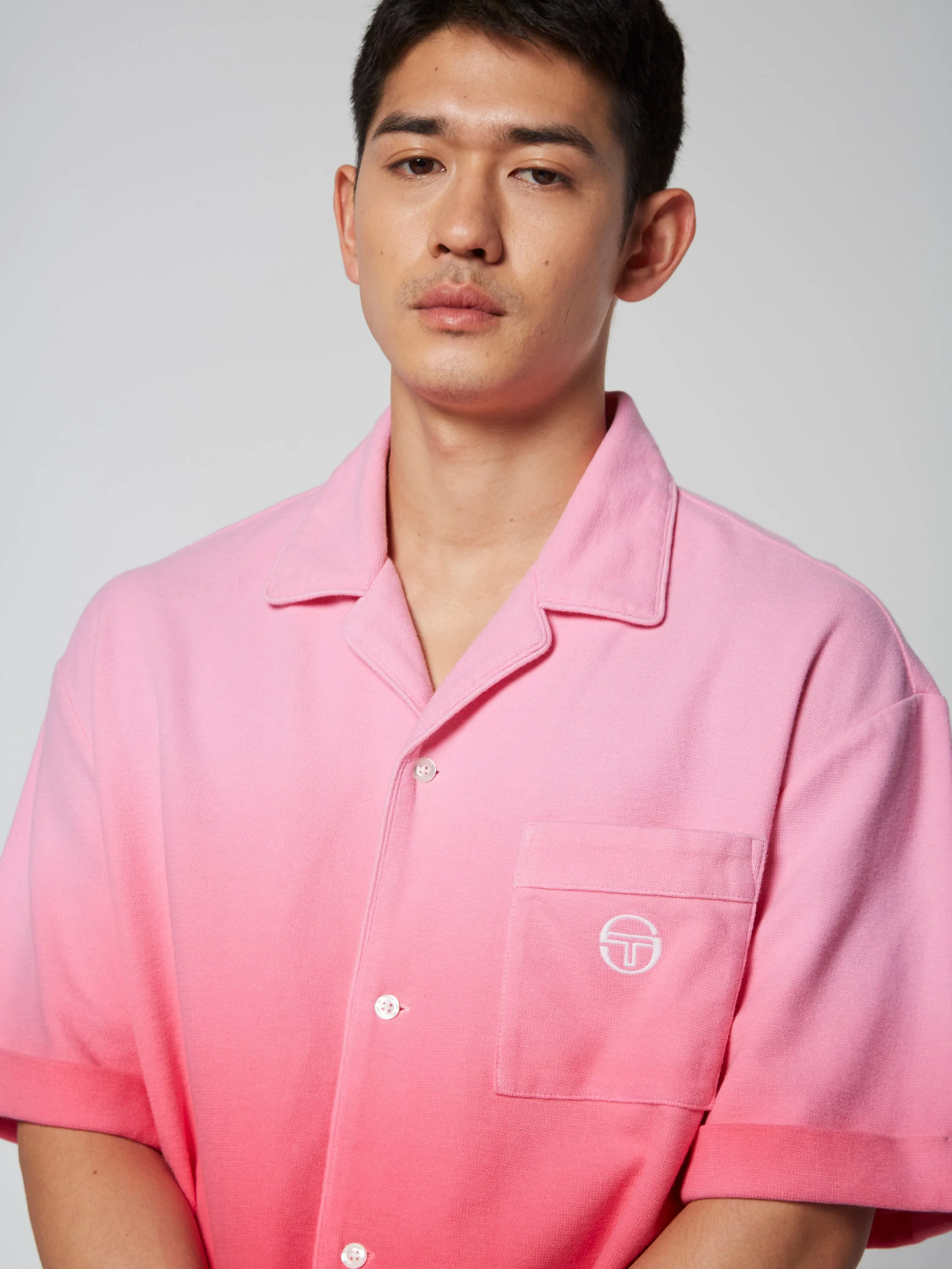 Genoa Camp Shirt- Rasberry