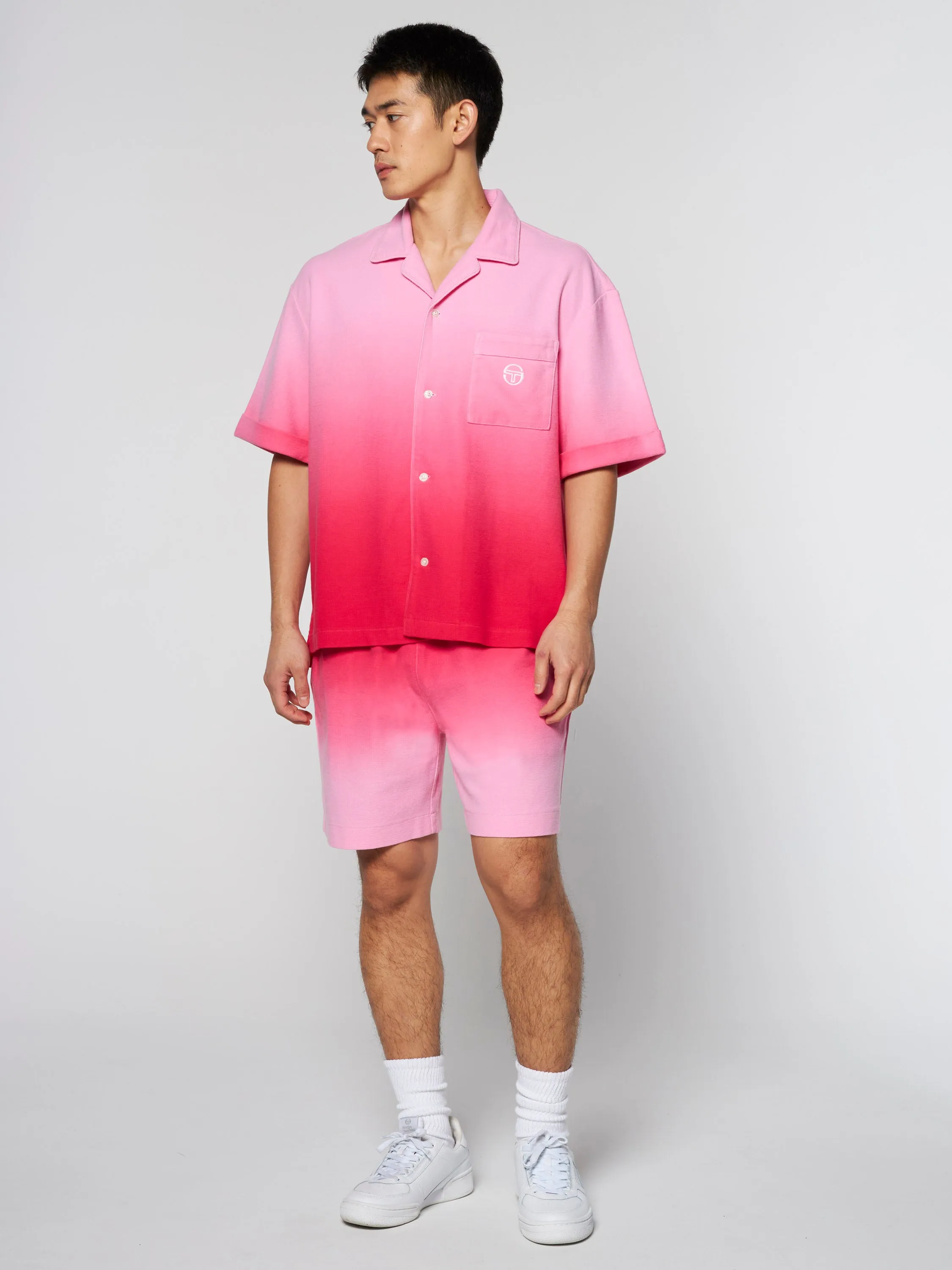 Genoa Camp Shirt- Rasberry