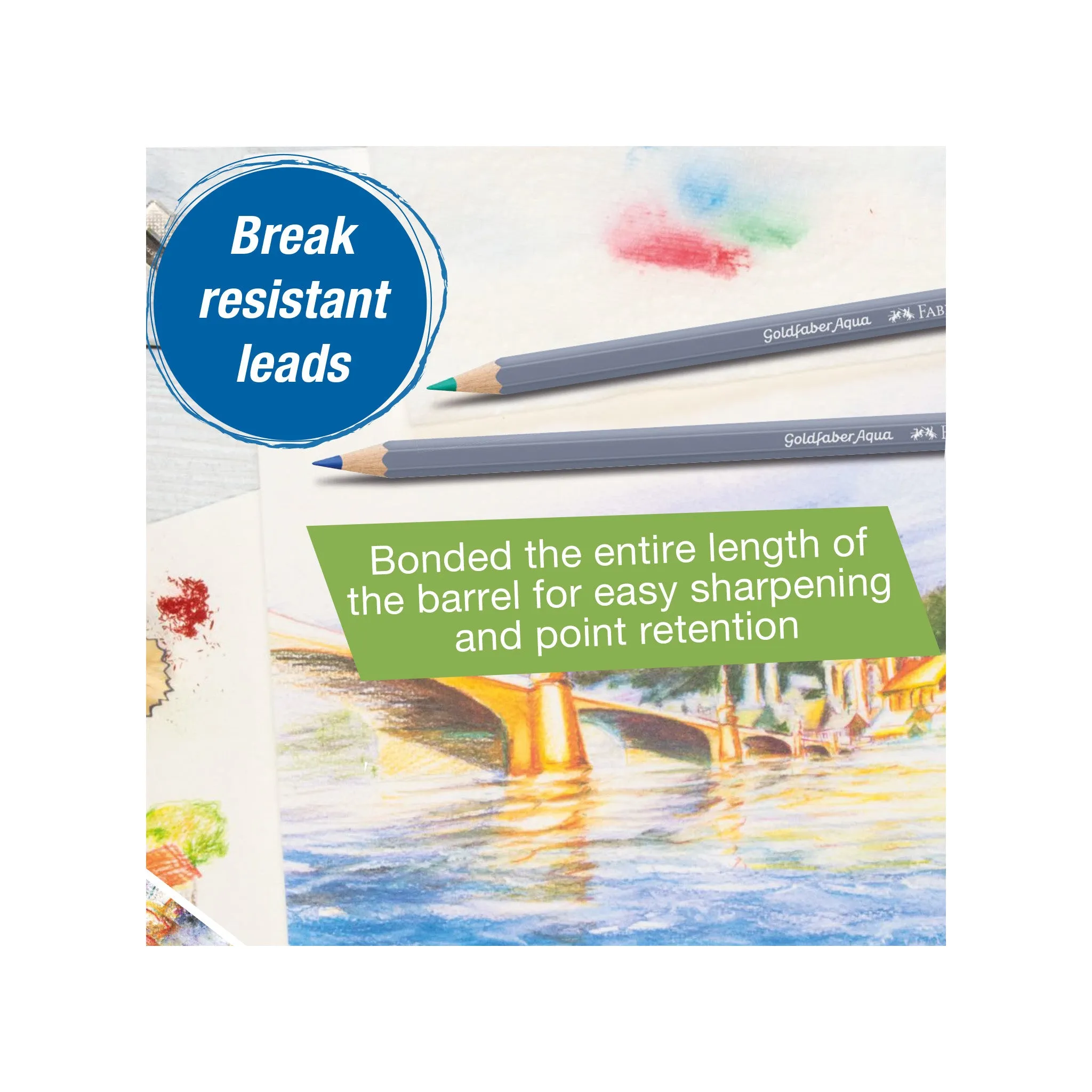 Goldfaber Aqua Watercolor Pencils, Class Pack - #900028