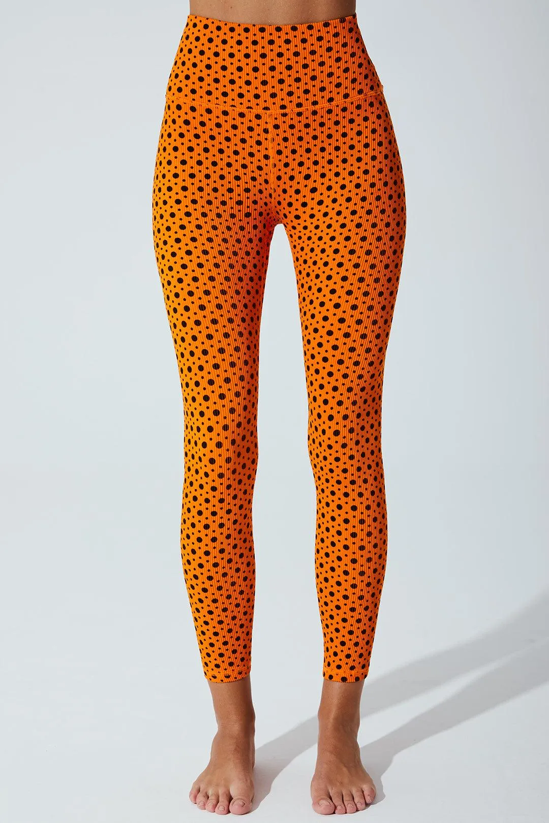 Hafwen Polka Dots Legging - Orange Beetle