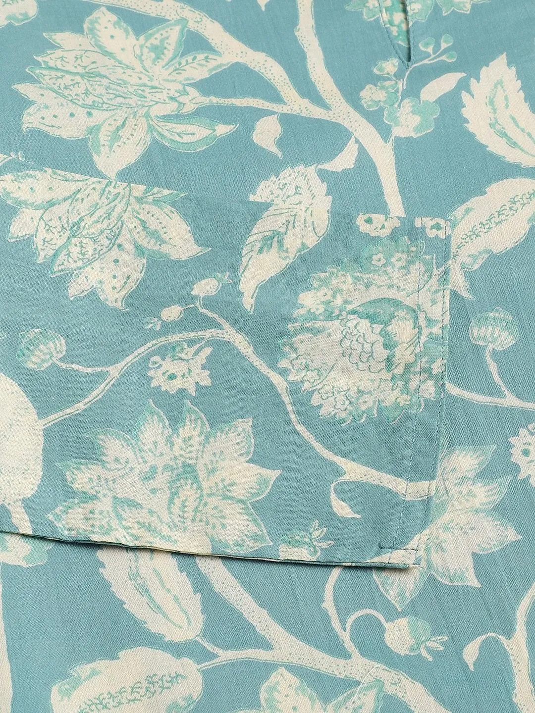 Jashvi Sea green Printed Loungewear/Nightwear