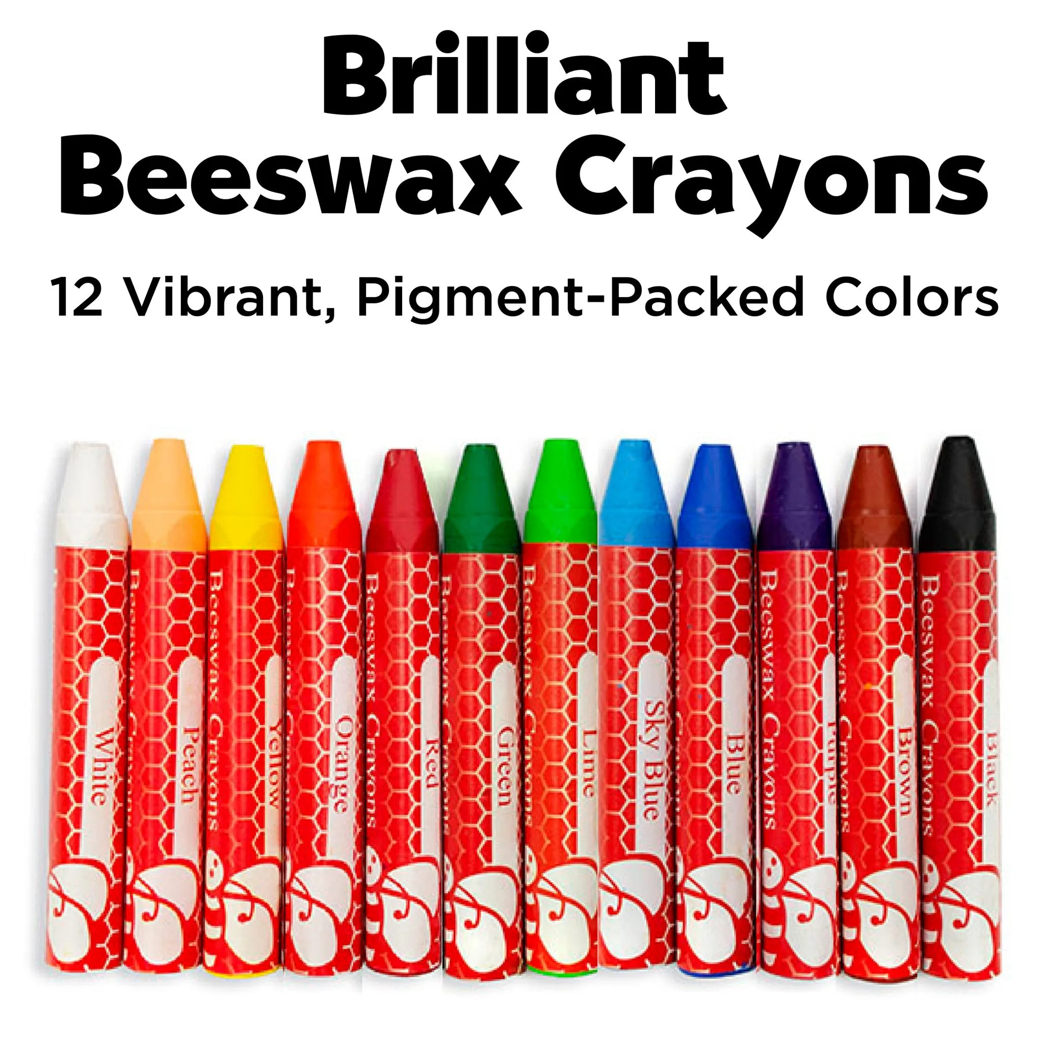 Jumbo Beeswax Crayon School Pack - #900025