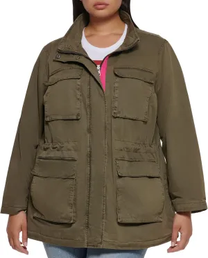 Levi's Women's Four Pocket Cotton Military Jacket
