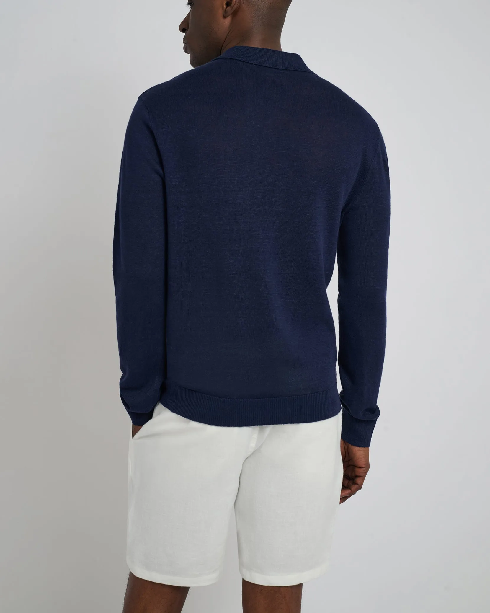 Linen Sweater Long Sleeve Johnny Polo