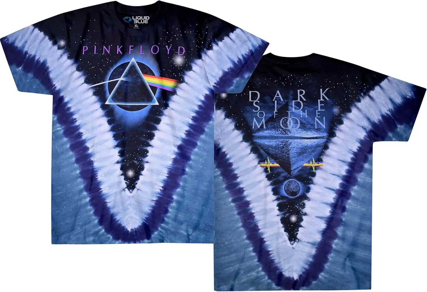 Liquid Blue Men's Pyramid V T-Shirt