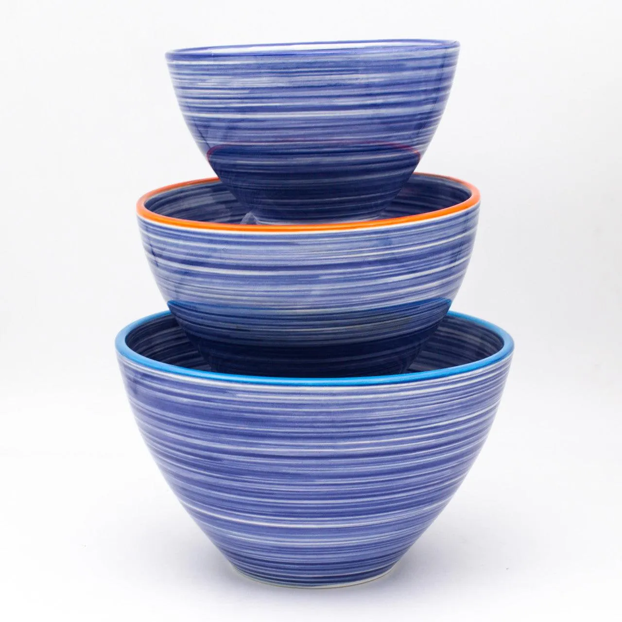 Raia 3 Piece Assorted Stacking Bowl Set