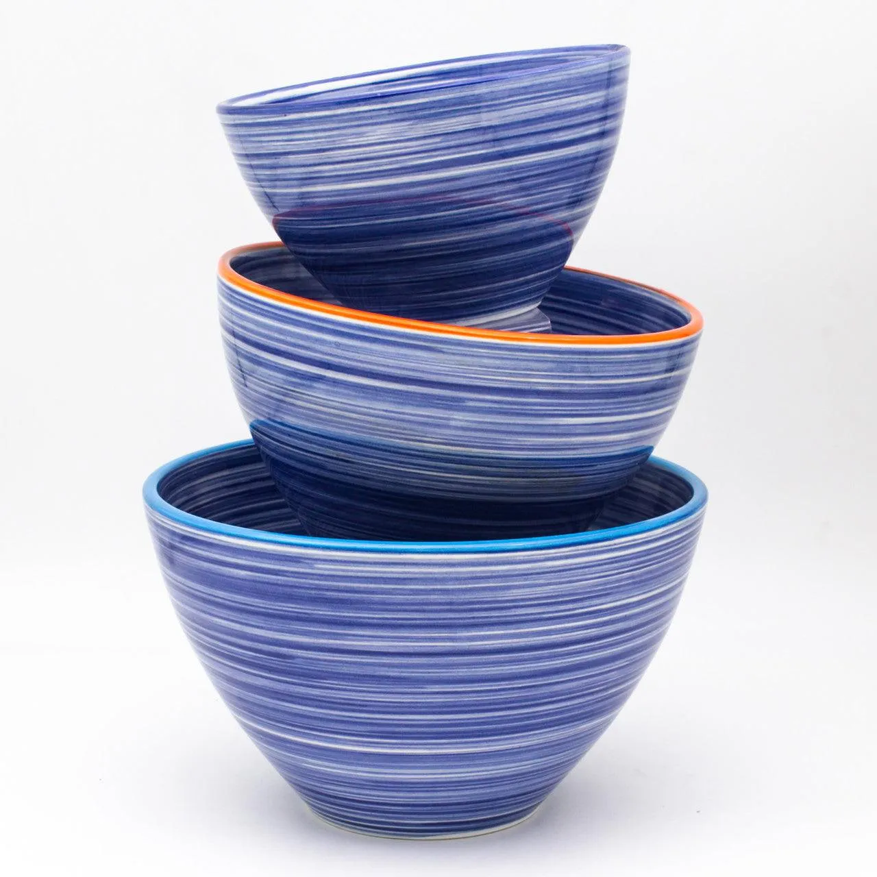 Raia 3 Piece Assorted Stacking Bowl Set
