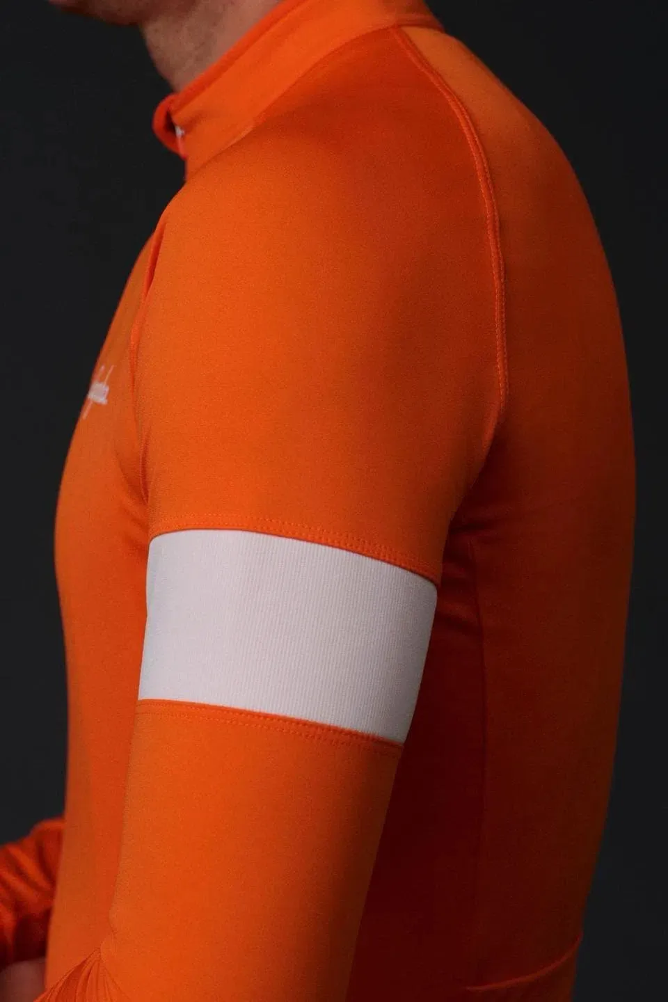 RAPHA Core Long Sleeve Jersey - SIW Orange/White