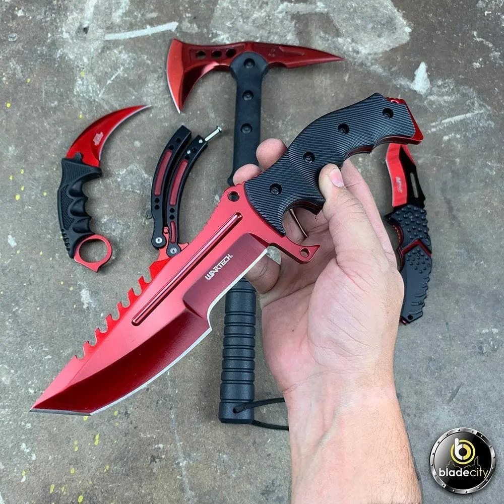 Red Magma 5-Piece Knife Set