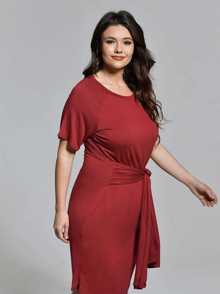 Ribbon Knotted Dress