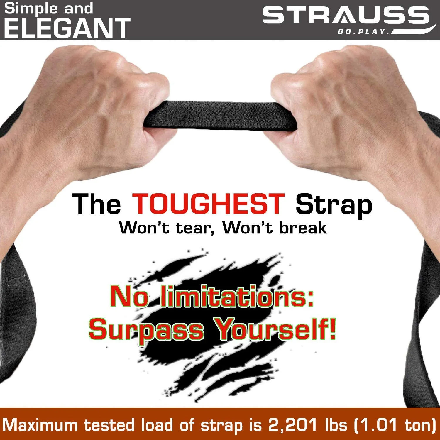 Strauss Yoga Mat, 6mm (Grey) and Cooling Towel, 80 cm, (Grey)