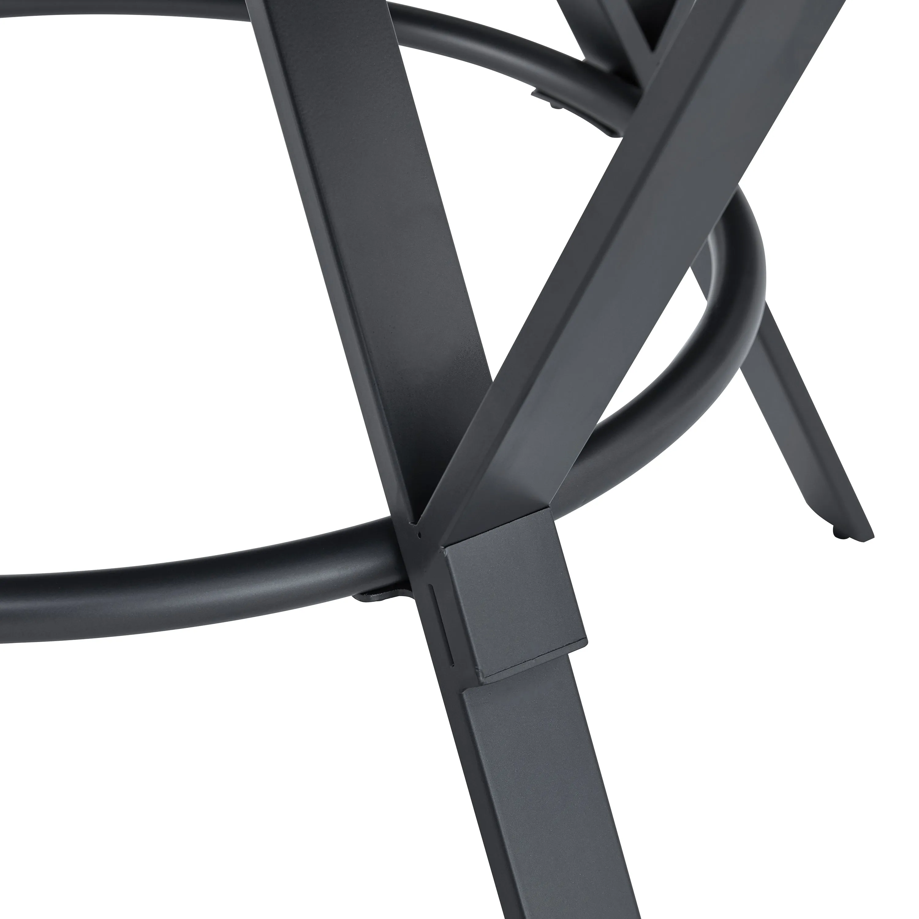 Zestia Modern Round Wood Dining Table, Light Birch   Black