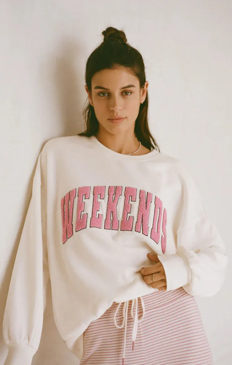 ZSU Oversized Weekends Sweatshirt