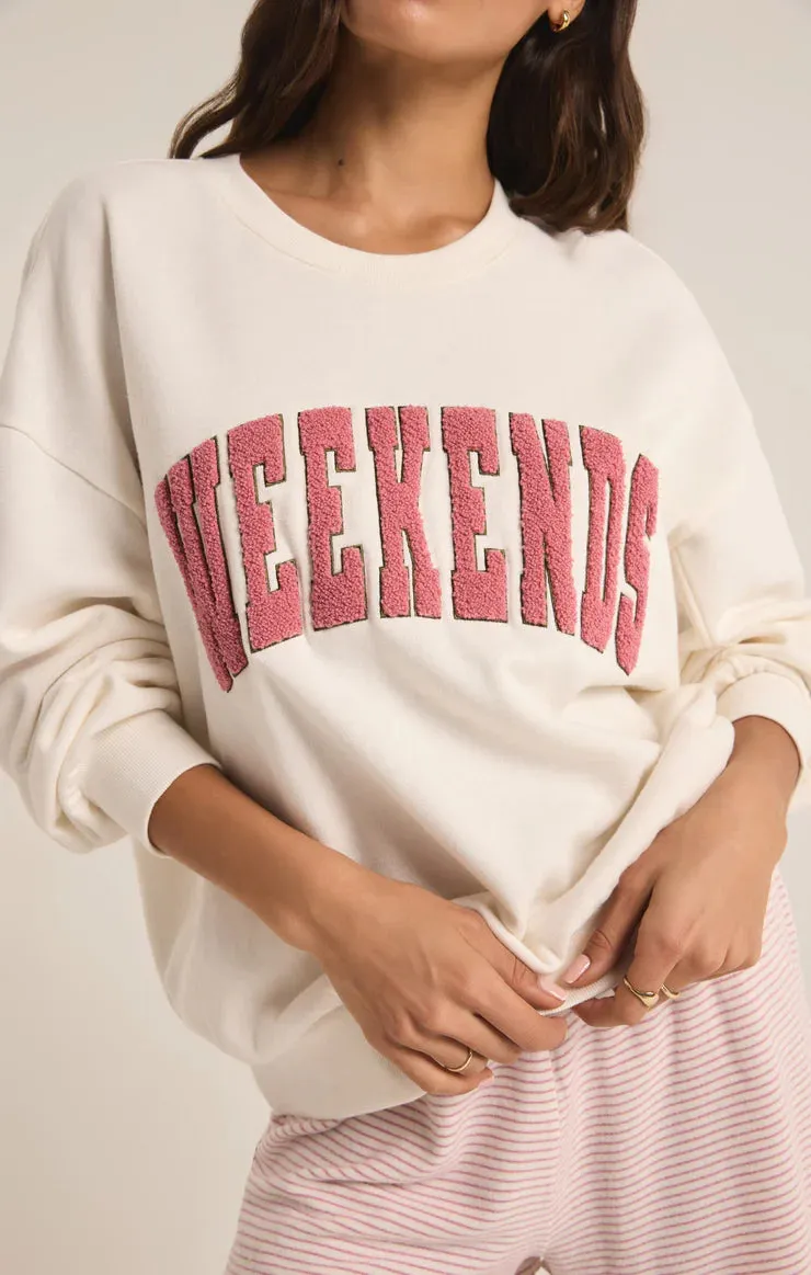 ZSU Oversized Weekends Sweatshirt